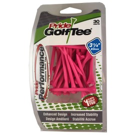 Pride Performance Golf Tees 3-1/4", Citrus Pink Pack of 30