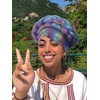 Woeoe Beanie Cap Head Wrap Double Braid Pre-Tied Head Scarf