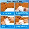 60 Pcs Armpit Sweat Pads, Hat Sweat Liner, Collar Protectors