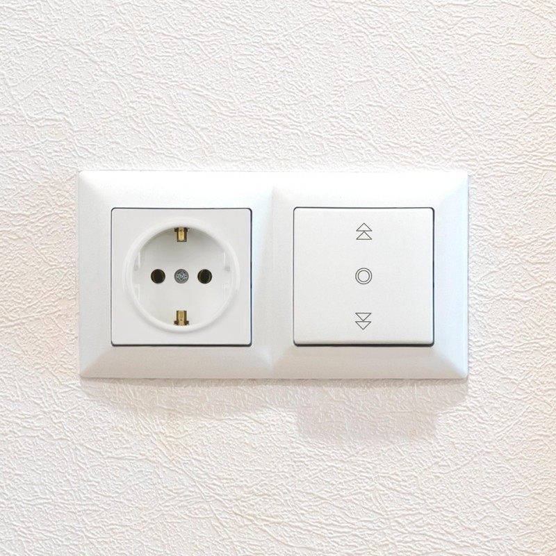 Flush-Mounted Blind Switch All-in-One Series G1 Pure White