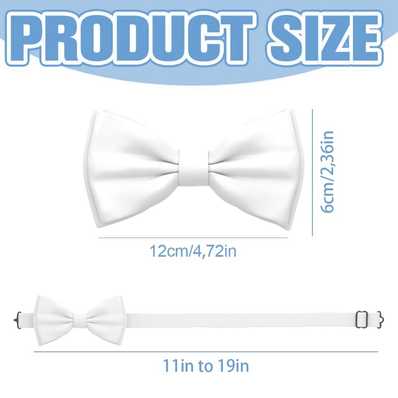 TIutmivo Bow tie for boys, bow tie men, adjustable bow