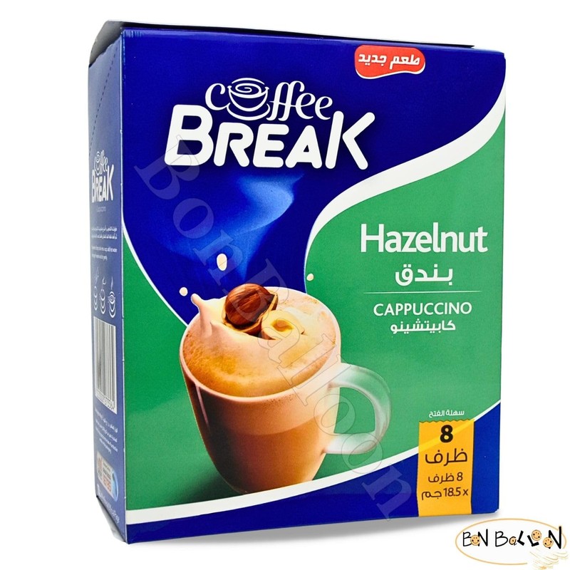Coffee Break Cappuccino With Hazelnut Flavor Premium Instant Coffe Oriental