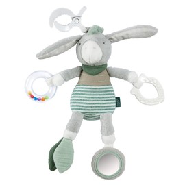Fehn Activity Toy Donkey - Motor Skills Toy for Baby Seat, Pram & Baby Bed - Toy to Promote Motor Skills & Senses - Baby Toy for Fun from 0 Months