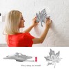 HILIUS Maple Leaf Wall Decor, 8 Pack Resin 3D Wall