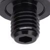 Alomejor Billiard Cue Rubber Bumper Pool Cue Block Butt Connected