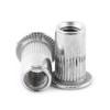 Stainless Steel Rivet Nuts, M3-M8 Flat Head Insert Nuts, Rivet