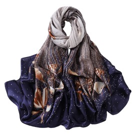 YMXHHB Fashion Scarves Scarf Silk Feeling Scarves Long Lightweight Sunscreen Shawls for Women (Y57)