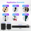 Cable Management Under Desk, 【Hold 15 Cord】【Ultra Adhesion】 Hook and