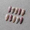 White Butterfly Nail Art Stickers 5D Embossed Nail Decals Flower
