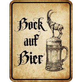 Decorative Tin Sign "Bock auf...Barley Juice"