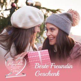 Best Friend Gifts, Girlfriend Birthday Gift - Heart Acrylic Decoration, Romantic and Friendly Gifts for Women and Colleagues