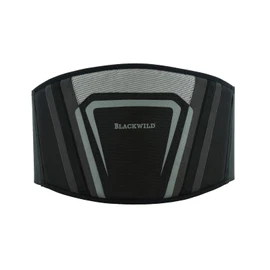 BLACKWILD Motorcycle Kidney Belt, Kidney Belt for Men and Women, Kidney Warmer, Lumbar Support, Kidney Belt, Effective Stabilisation, Black/Grey (2XL = 125-140 cm Waist Circumference)
