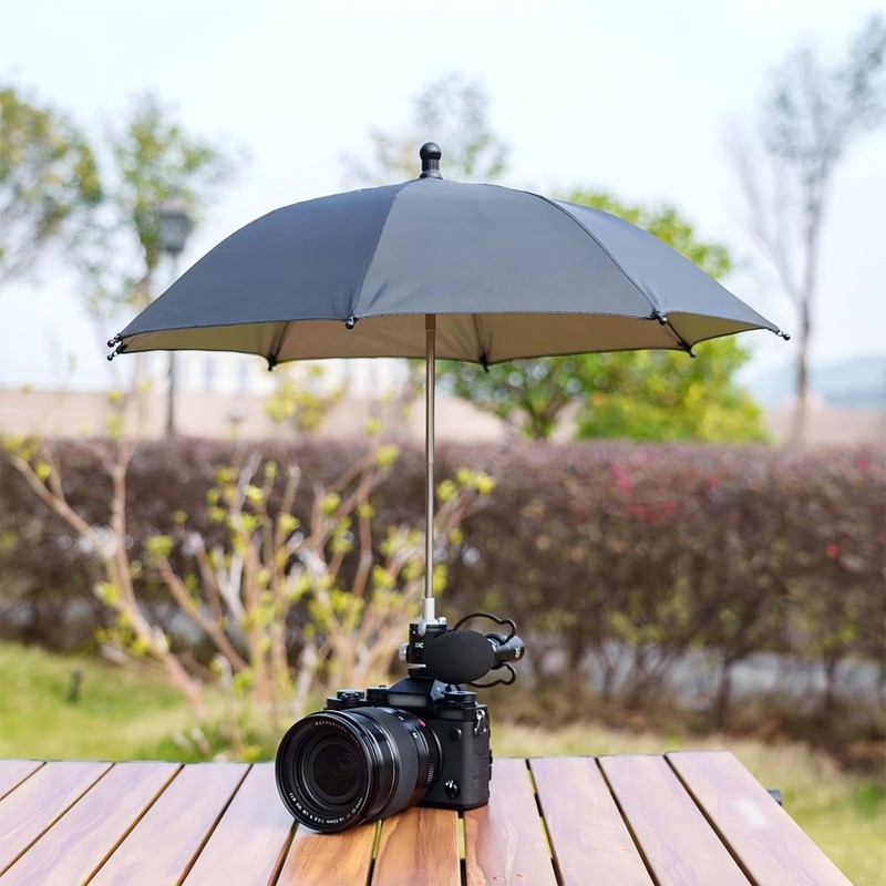 Laroal PC Camera Hot Shoe Umbrella, Cold Shoe Mounting, Camera