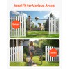 VEVOR Chain Link Fence Gate, 72 x 48 in, Adjustable