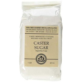 India Tree Superfine Caster Baking Sugar, 1 lb. bag