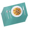 AMFUN Set of 6 Washable Woven Placemats, Waterproof Place Mats