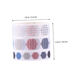 LALAFINA 2pcs Washi Tape Coil Japanese Masking Tape Heavy Duty Duct Tape Cute Washi Tape Sticky Duct Tape Clear Washi Tape Designs Basic Color Planner Sticker Transparent Stickers Blue