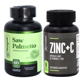 Saw Palmetto + Zinc Y Vitamina C | Próstata E Inmunidad
