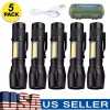 Unbranded 5 Pack Rechargeable LED Flashlight Tactical Police Super Bright