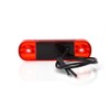 Set of Outline Marker Lamp Red 12 V/24 V Side