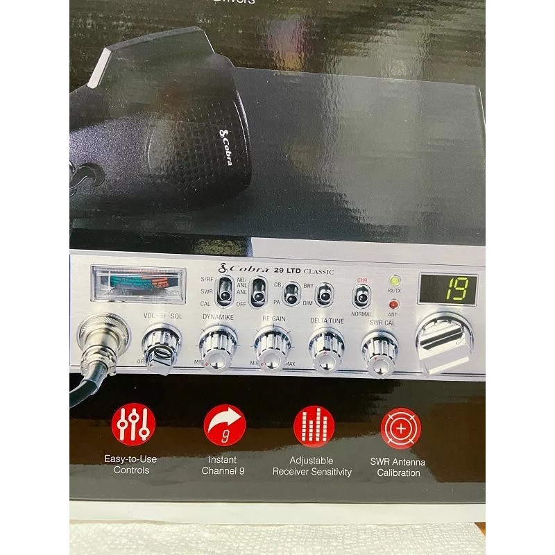 Cobra 29 LTD Classic Professional CB Radio - Black/White