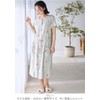 ANGELIEBE エンジェリーベ Maternity Nursing Nightgown with Ice Cream Pattern, Short