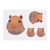 4 x 'Sad Capybara' Temporary Tattoos - Water Resistant, Skin-Safe,