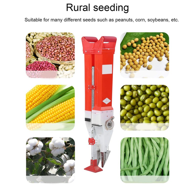 Fertilizer Seeder, Precise Seeding Fertilize Accurately Portable Garden Push Seeder,