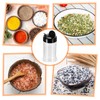16Pcs Clear Round Plastic Spice Jars 5.5 Oz Empty Spice
