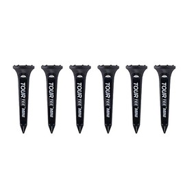 TOUR TEE MINI BLACK SPINE Genuine Tour Tee Mini Black Spine No Stiffcon Logo Short Tee Black Pack of 6