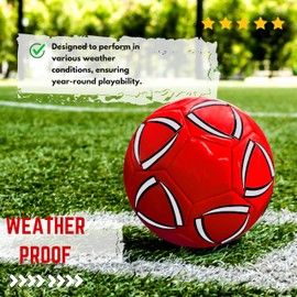GX TOUR+ Soccer Ball Size 5, Gift idea. Youth Soccer Ball. Training/Match.Outdoor Soccerball. Indoor Soccer. Women's Soccer. Men's Soccer. Training Soccer Ball. Weather Proof.