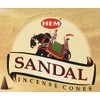 Hem Sandal (Sandalwood) Case Of 12 Boxes, 10 Cones Each