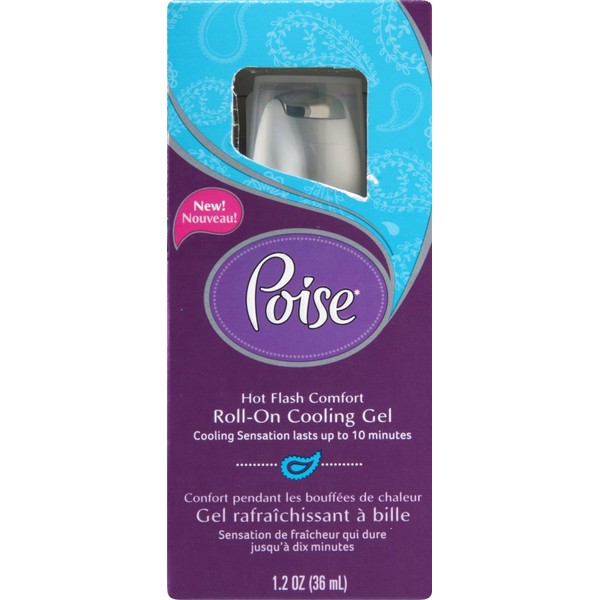 Poise Hot Flash Comfort Roll-On Cooling Gel