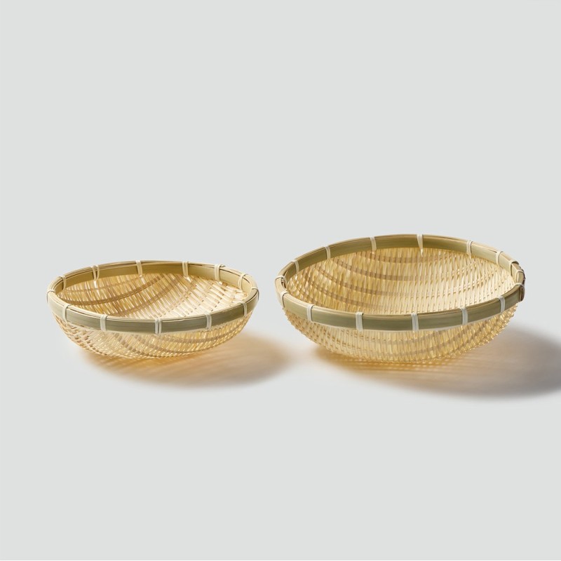 JAJU [JAJU] Deep Bamboo Colander_26cm
