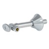 Eastman Quarter-Turn Straight Stop Valve with Extension Tube, 1/2 Inch