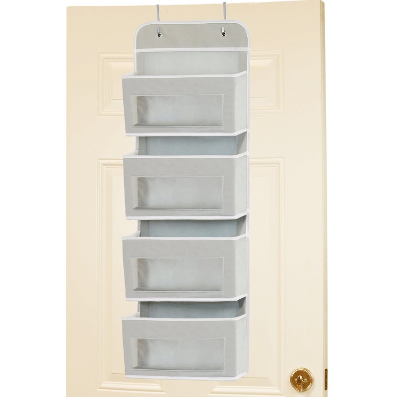 SimpleHouseware Baby Over The Door Wall Mount Hanging Organizer, 4