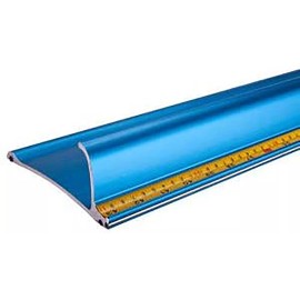 Big Foot Aluminum Metal Safety Ruler Cutting Trimming Vinyl w/ Stainless Steel - 43 in