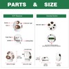 HTZSAFE Wireless Doorbell, Loud Enough 5 Volume Levels, 35 Chimes,