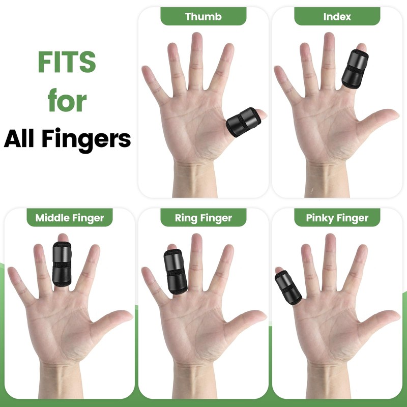 EDNYZAKRN 4 Pack Pinky Finger Splint, Small Finger Brace for