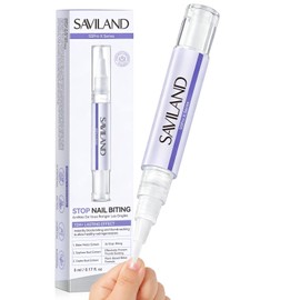SAVILAND Nail Biting Prevention Pen Extra Bitter 72H Stop Repair Care 5ml