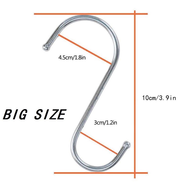 Pro Chef Kitchen Tools Round S Hooks - Kitchen Pot