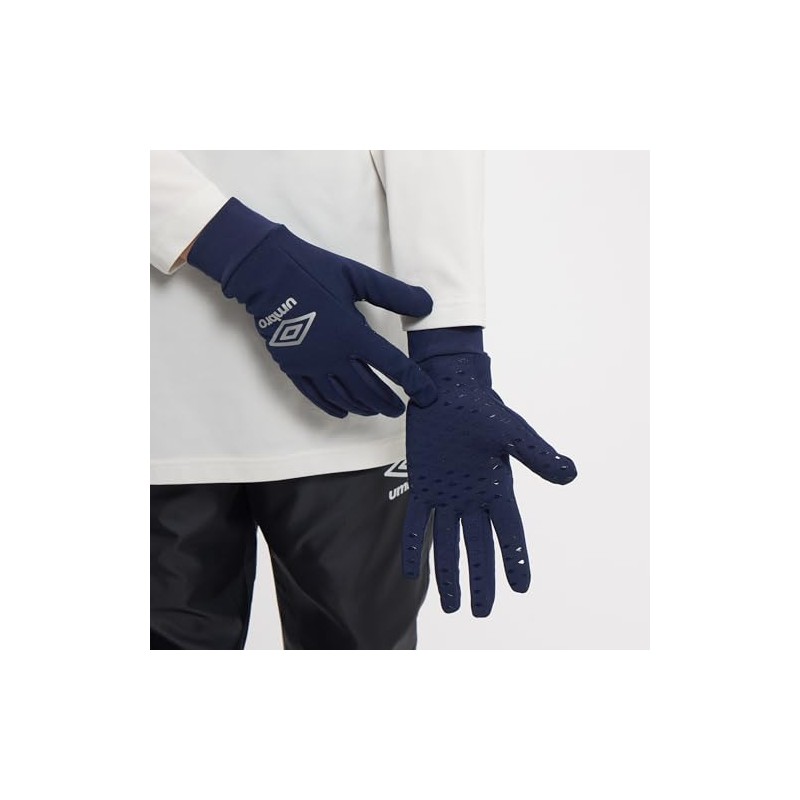 Umbro UF5FGV03J_NVSL_F Junior Field Player Gloves