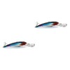 Kisangel Lure Set 2pcs 11cm Realistic Fishing Lures for Bass