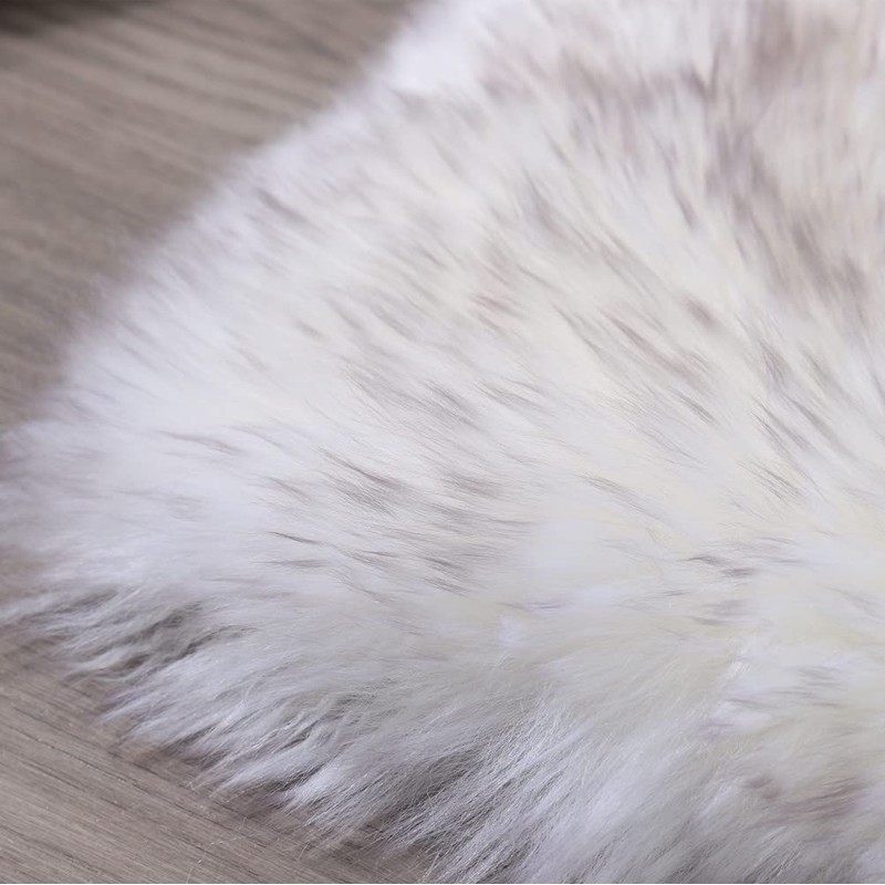 Asuprui Sheepskin Pet Bed Mat 100% Sheepskin Deluxe Dog Crate