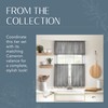 Elrene Home Fashions Cameron - Cortinas de Lino con Nivel,
