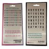 A4 Letter Tiles - 85 Letters, Numbers, and Symbols to