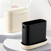 UFORU Bathroom Trash Can, 3.2 Gallon Slim Trash Can with