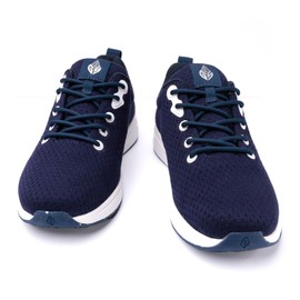 Green Steps Navy Arch Support Casual Trainers Made from Sustainable Materials. Comfortable and Supportive to Help Relieve Foot Pain. UK 10 / EU 45