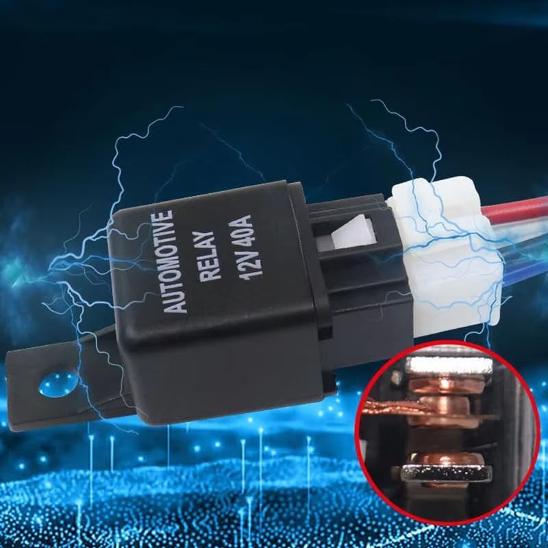 Car Relay, 12 V, 4 Pole Relay, Set, Air Conditioner,