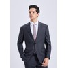 HISDERN Tie Men's Slim Ties for Men Solid Silk Tie